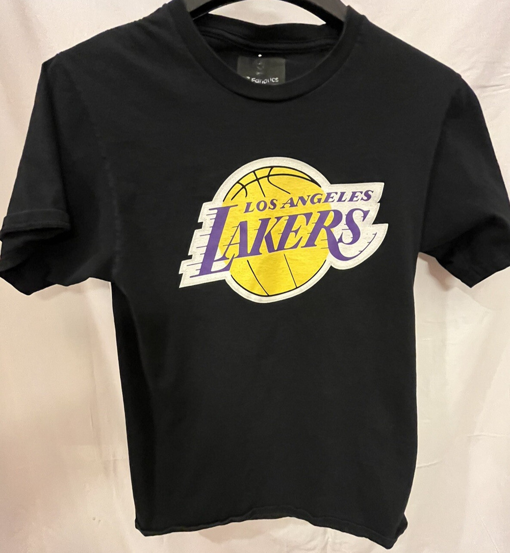 Fanatics Dri-FIT LeBron James #23 Lakers Men's Small Black Performance T-Shirt